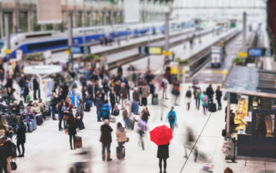 How can we effectively manage people flow in stations?
