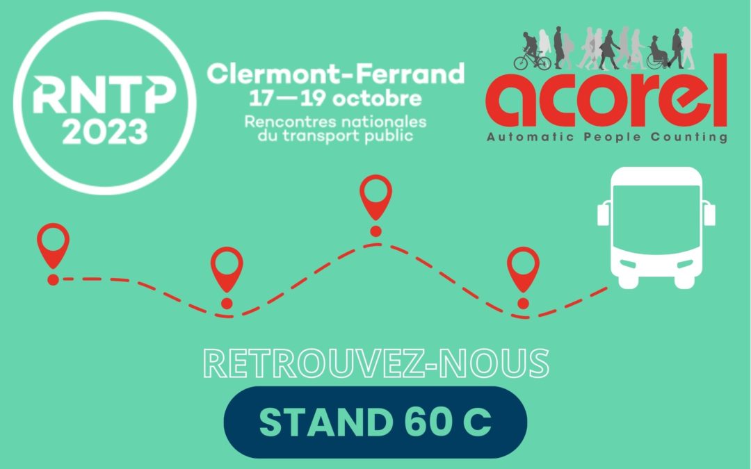 Rencontrez Acorel aux RNTP 2023 à Clermont Ferrand!