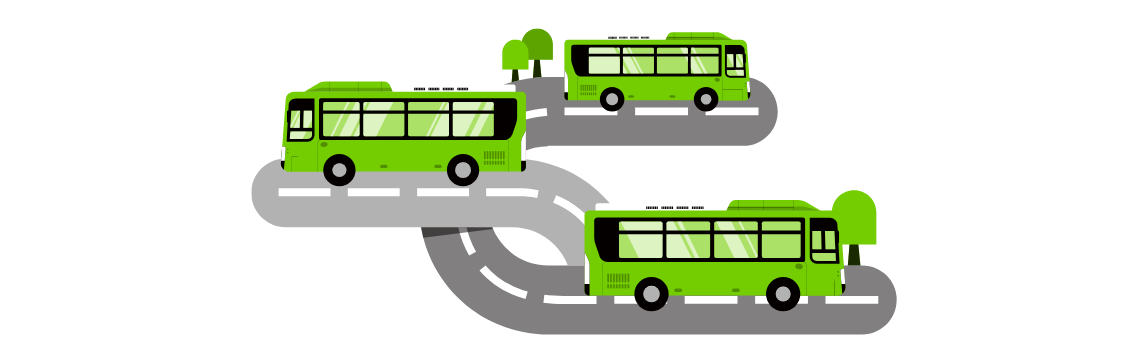 How does automatic passenger counting help reduce public transport's carbon footprint?